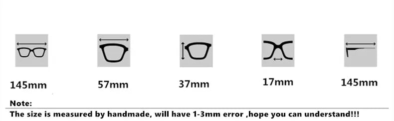 Unisex Semi-Rimless Square Titanium Eyeglasses Frame 46110 - Lightweight & Durable for Work, Reading & Fashion