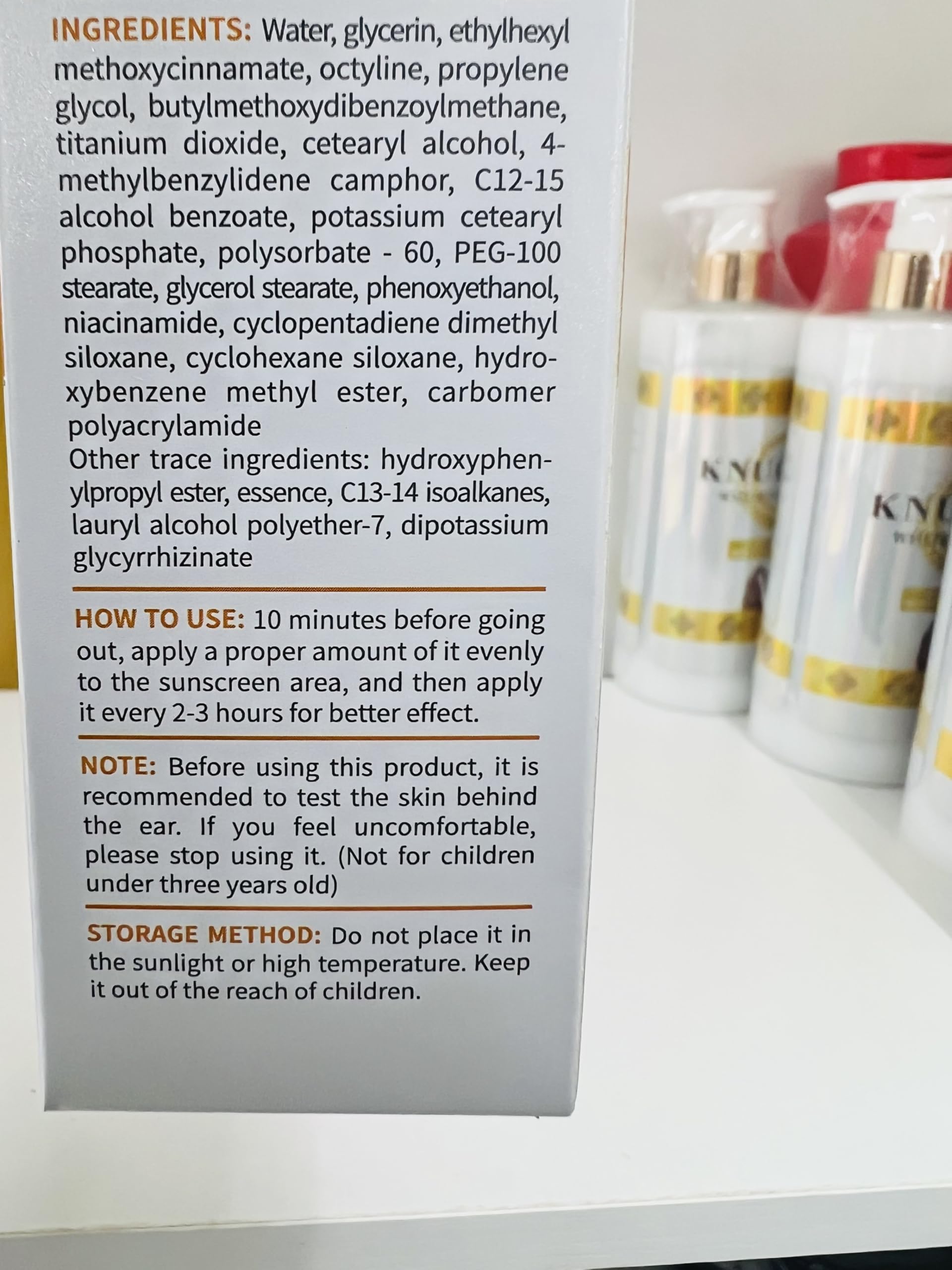 Organic Herbal Sunscreen SPF 60 - Natural Whitening & Hydrating Formula - Lightweight Non-Greasy UV Protection for Face & Body - Ideal for Daily Use, Beach, Swimming & Outdoor Activities