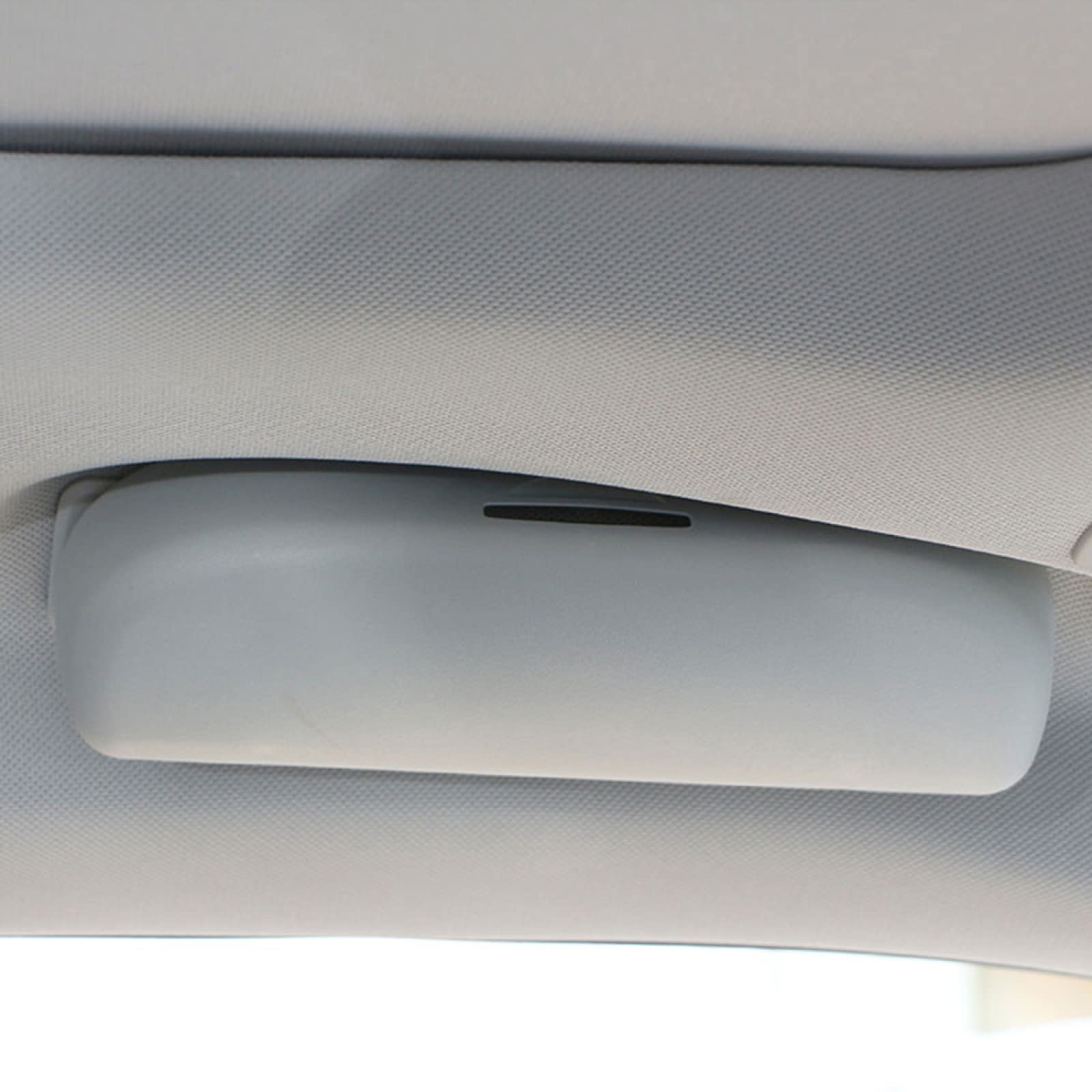 Car Sunglasses Holder Storage Case for Toyota CH-R (2016-2021) | Compact Eyewear Organizer with Non-Slip Design | Perfect for Road Trips & Daily Commutes - Grey
