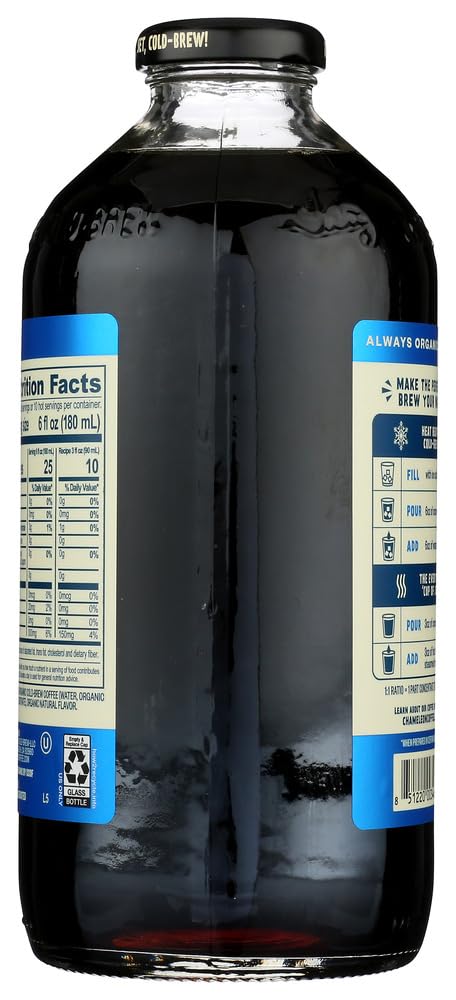 Chameleon Cold-Brew Vanilla Coffee Concentrate - 6 Pack | Premium Organic Cold Brew Coffee for Home, Office & Travel | Smooth & Bold Flavor | Perfect for Iced Coffee, Lattes & Cocktails