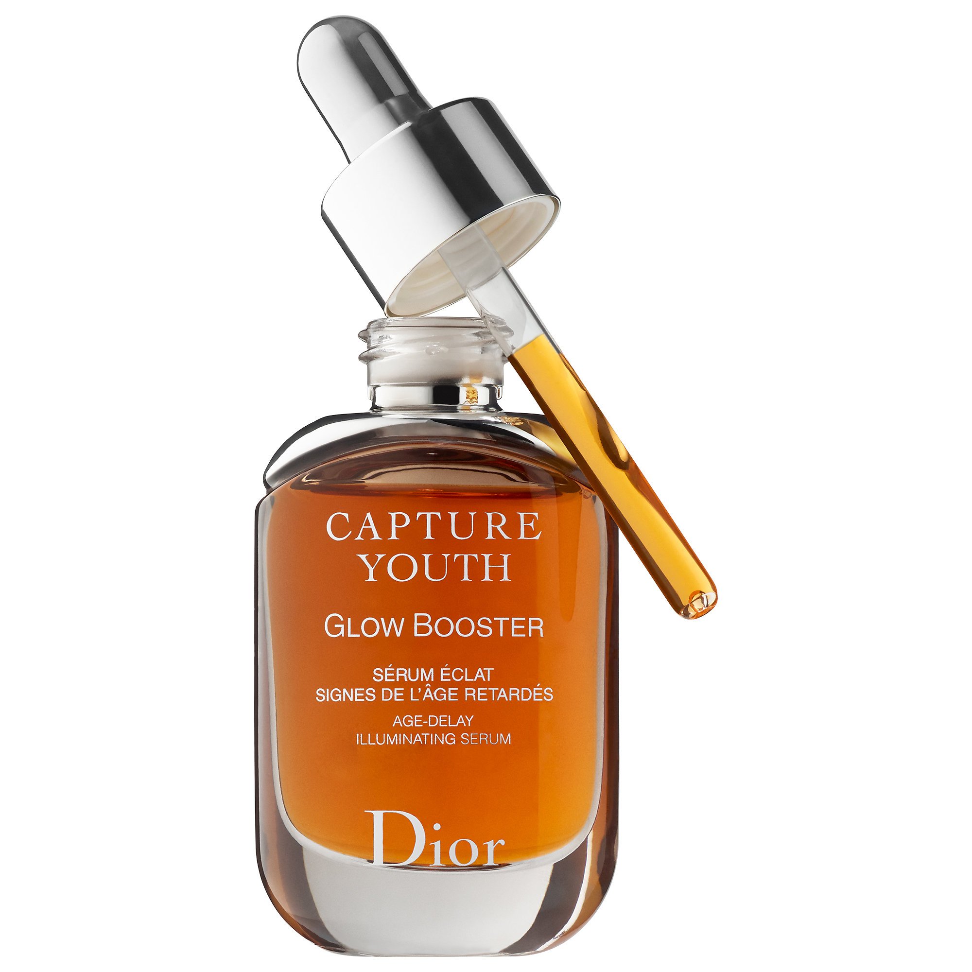 DIOR Capture Youth Glow Booster Serum - Anti-Aging Illuminating Face Serum 30ml for Youthful Radiance | Brightening & Hydrating Skincare for Day & Night Use