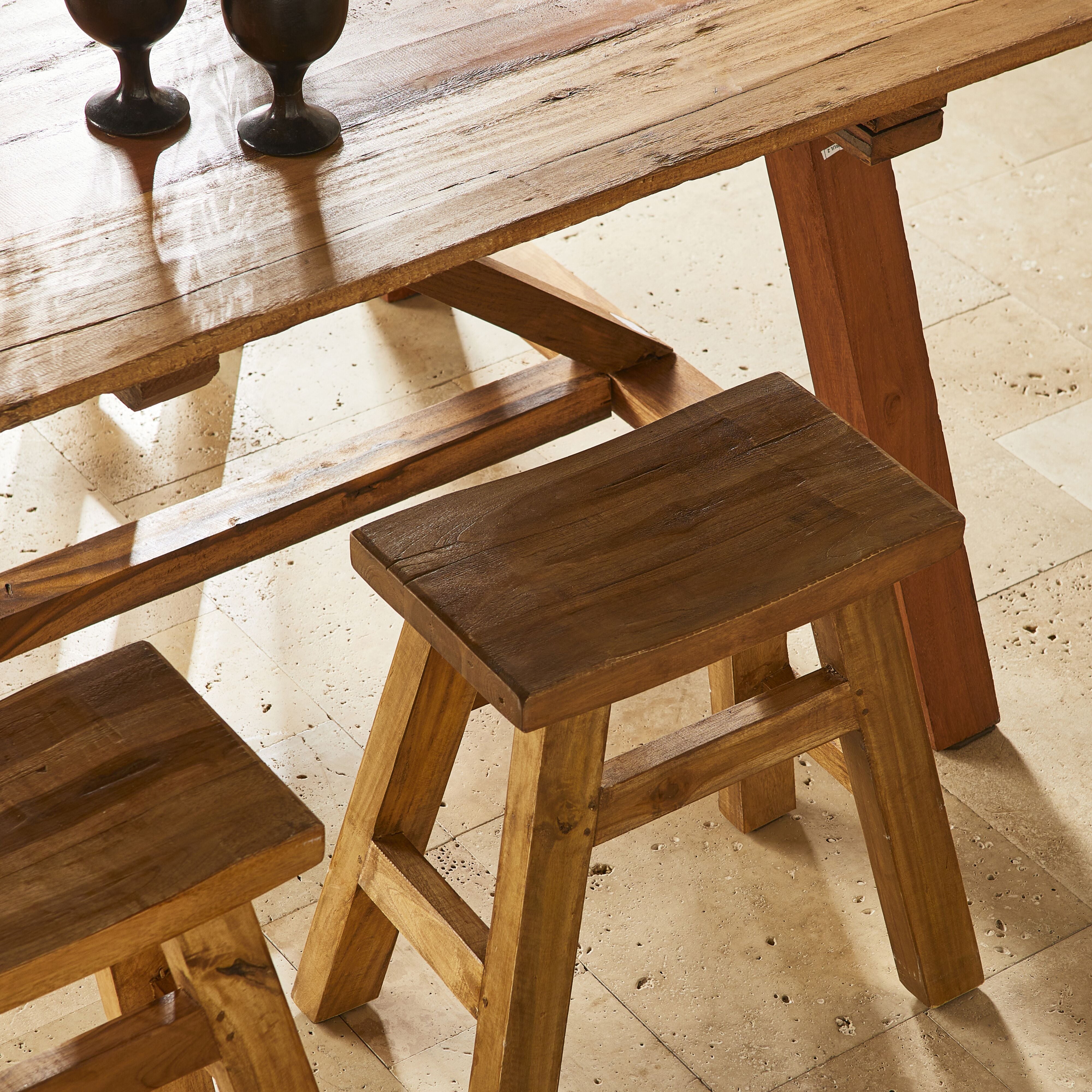 Reclaimed Wood Barndo Dining Table 240x100cm - Rustic Farmhouse Style for Kitchen, Dining Room & Outdoor Entertaining
