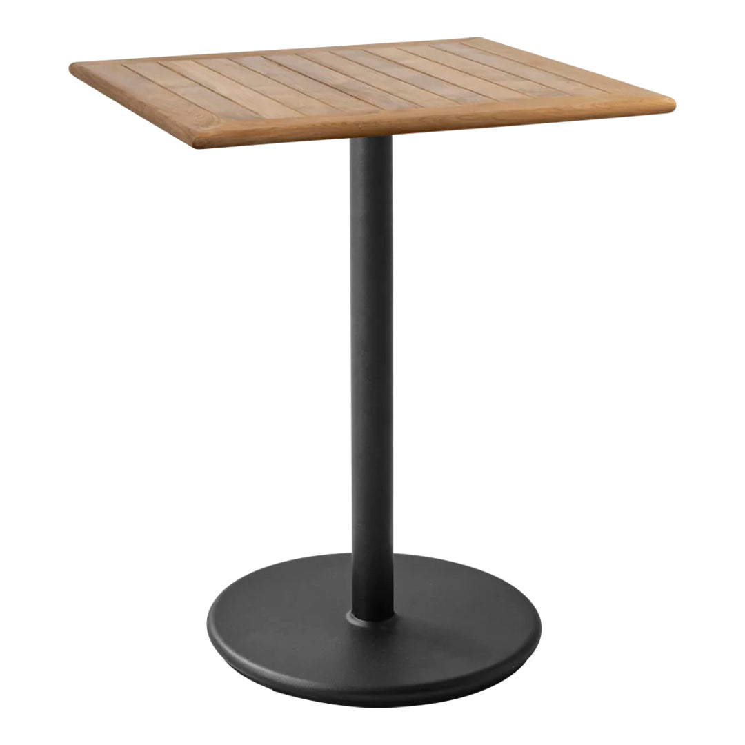 Square Cafe Table - Modern Outdoor & Indoor Dining Table for Restaurants, Patios, and Home Decor