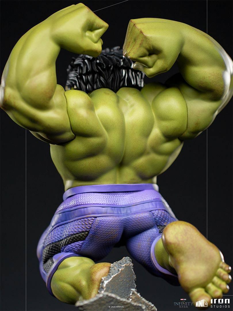 Iron Studios The Infinity Saga Hulk MiniCo Figure - Collectible Marvel Avengers Action Figure for Display & Gifts