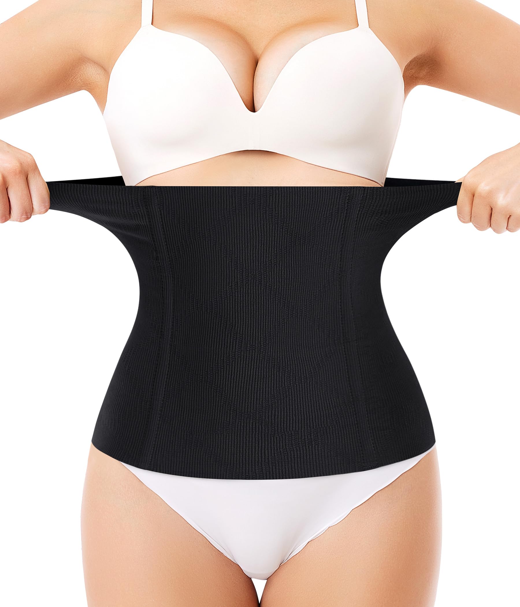 Nebility Plus Size Waist Trainer for Women - Tummy Control Corset Shapewear, Postpartum Girdle & Waist Cincher Body Shaper for Workout, Weight Loss and Special Occasions