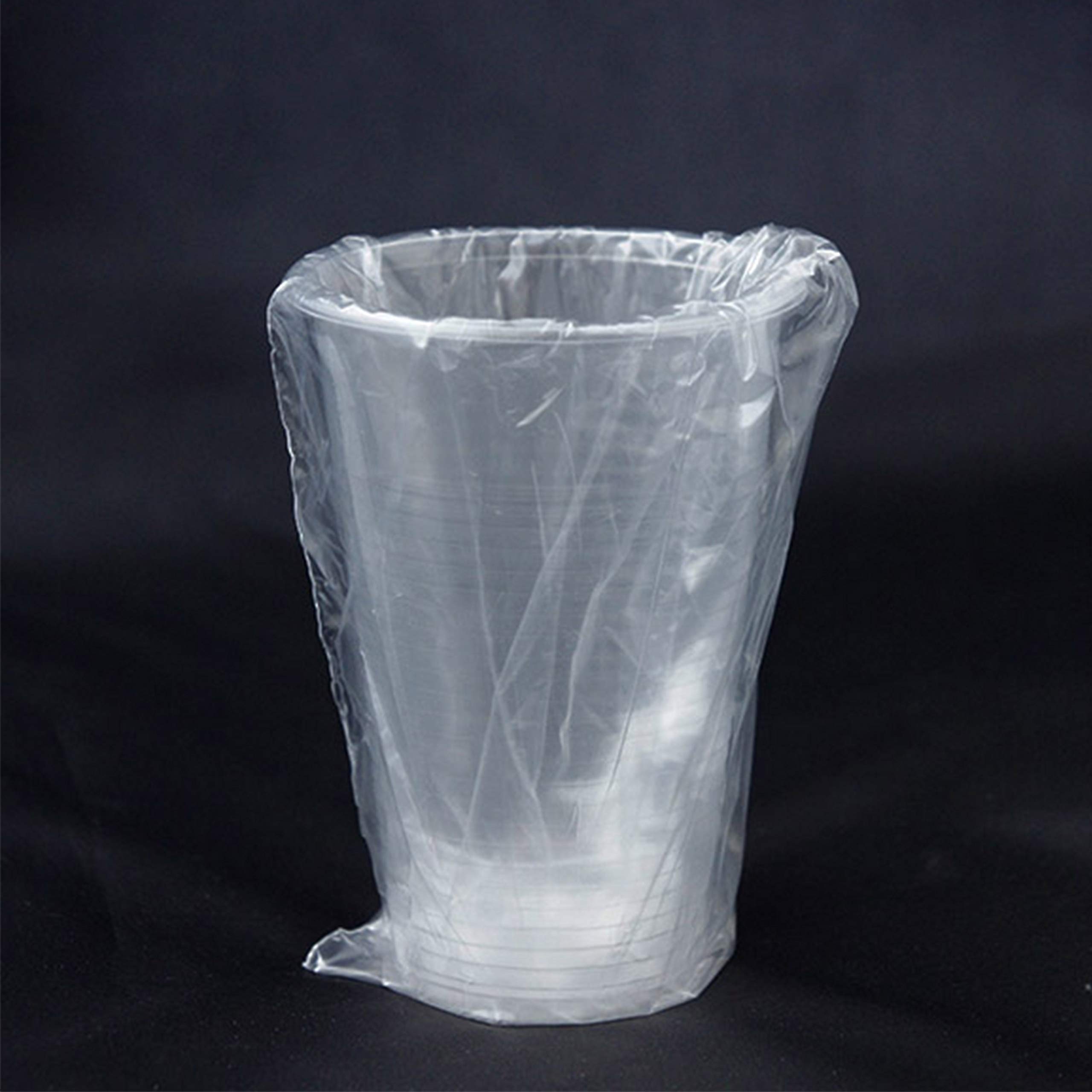 100 Pack - 9 oz Clear Plastic Individually Wrapped Cups for Hotels, Motels & Parties | Disposable Drinkware for Hospitality, Events & Home Use