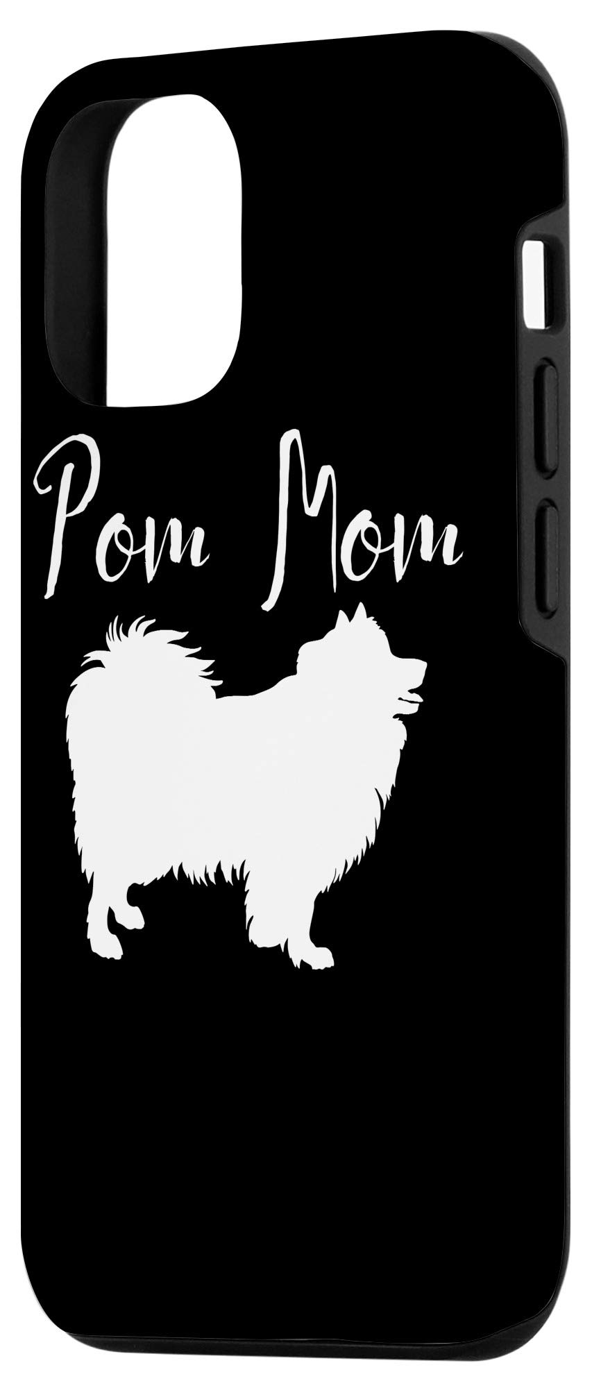 Funny Pom Pomeranian Dog Lover iPhone 12/12 Pro Case - Perfect Gift for Dog Moms & Pet Lovers - Cute Protective Phone Cover for Everyday Use & Dog Park Adventures