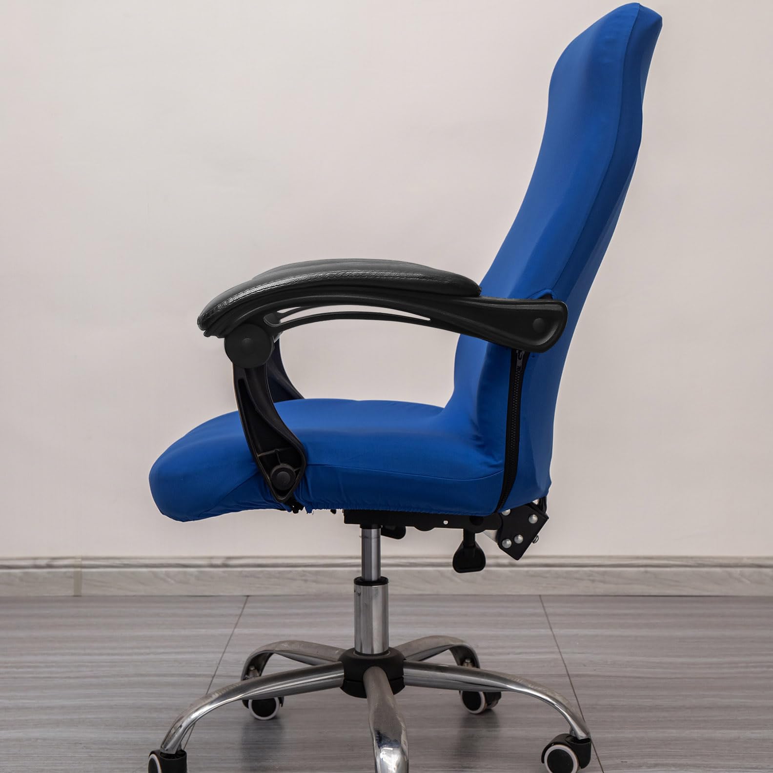 Melaluxe Office Chair Cover - Universal Stretch Desk Chair Cover, Computer Chair Slipcovers (Size L, Royal Blue) - Perfect for Home Office, Gaming Chair & Conference Room Seating Protection