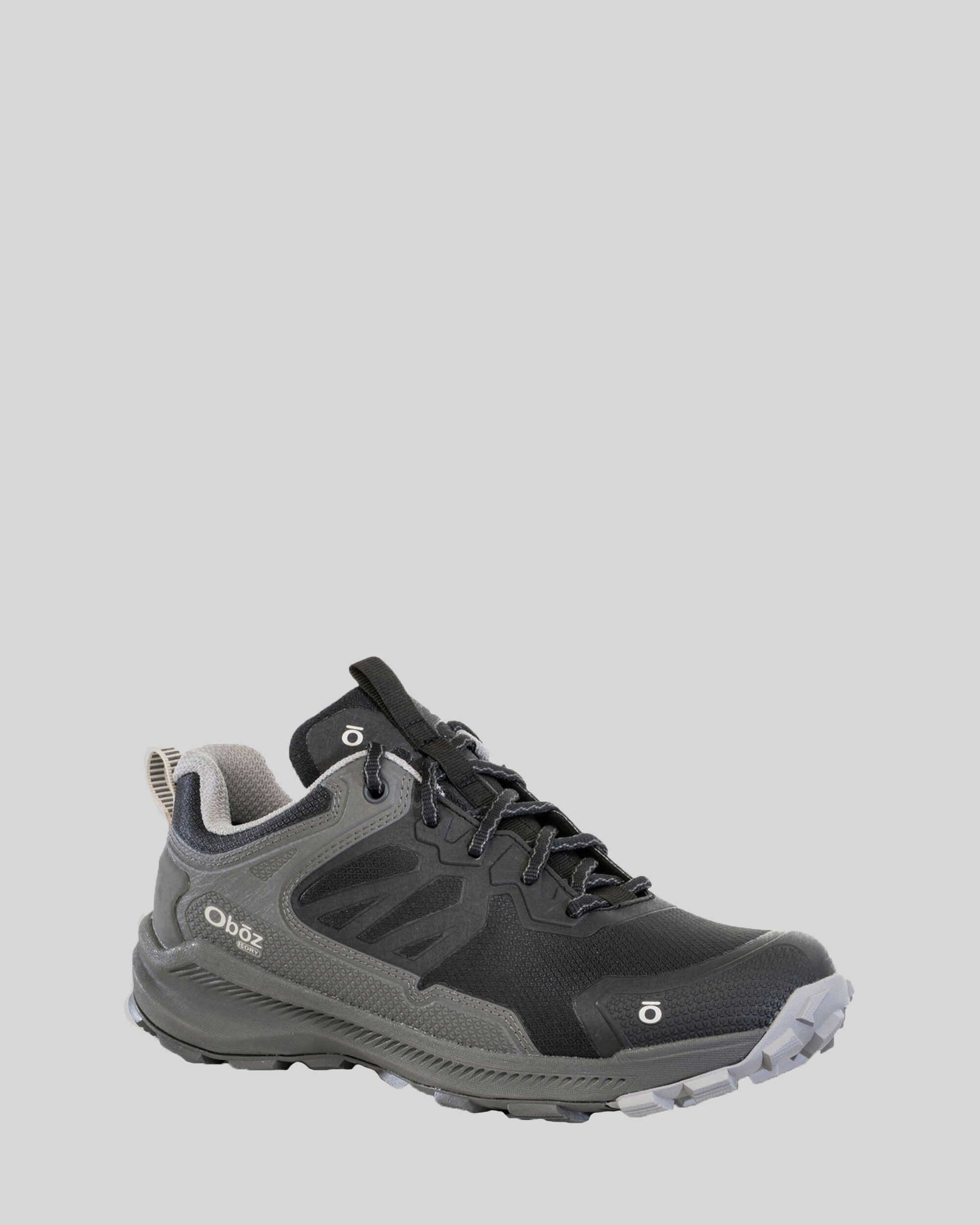 Women's Oboz Katabatic Low Waterproof Hiking Shoes - Black Sea | Lightweight & Durable for Trail Running, Backpacking & Outdoor Adventures
