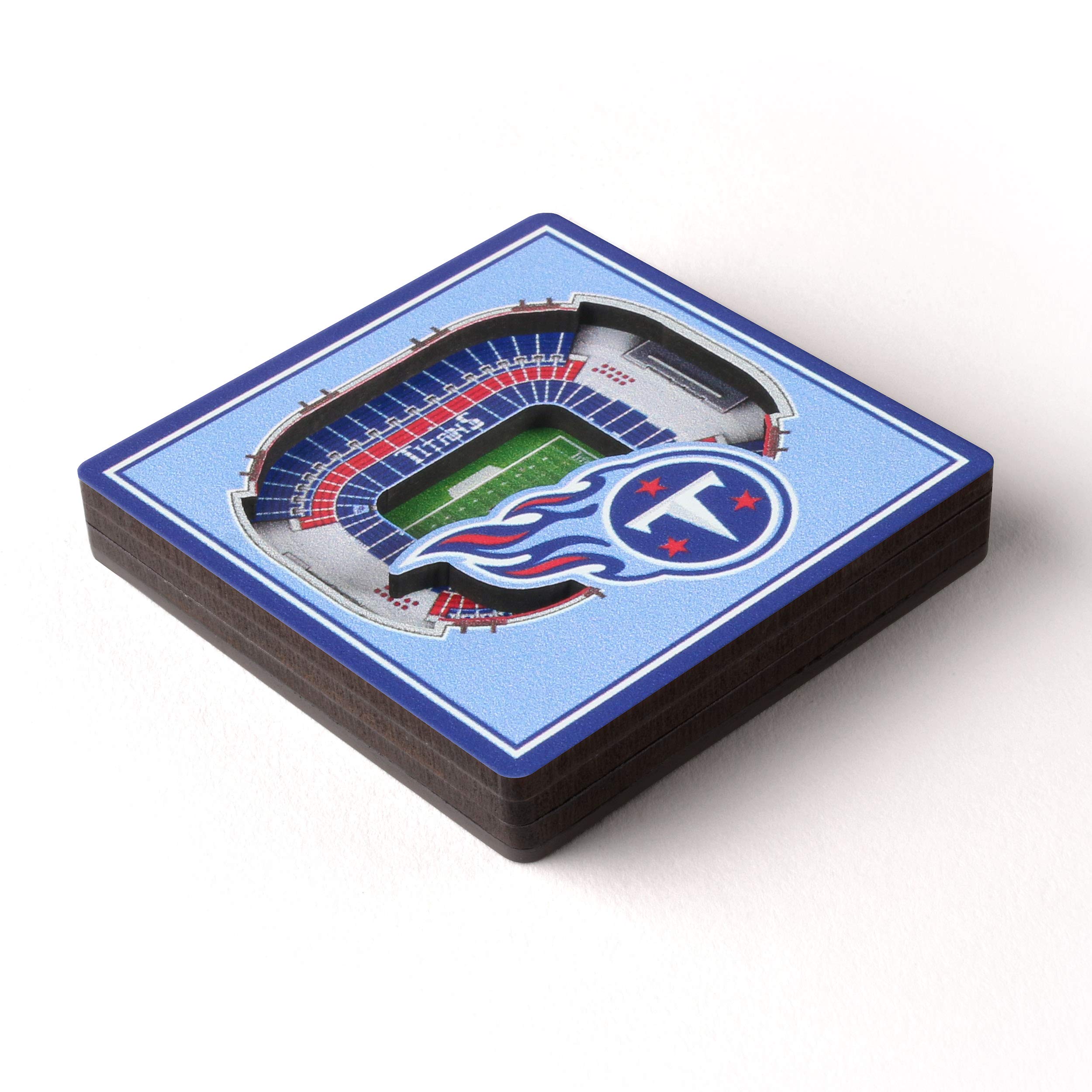 YouTheFan NFL 3D StadiumView Magnet - Officially Licensed Team Logo Magnetic Display for Refrigerators, Lockers & Tailgating - Perfect for Football Fans & Game Day Decor