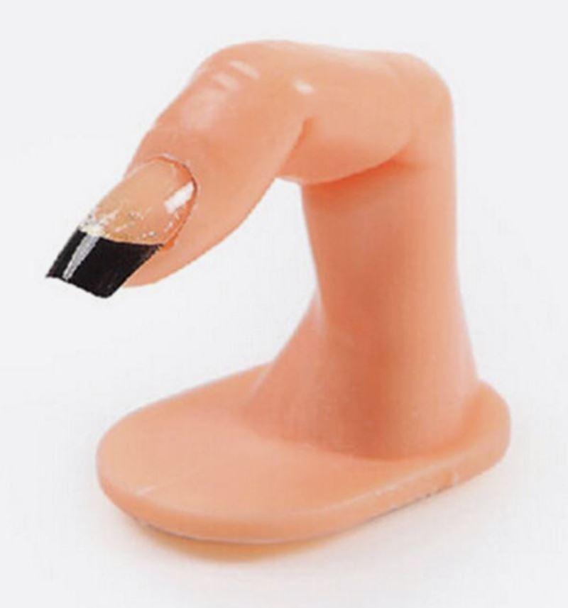 Professional Nail Practice Finger Tips for Acrylic & Gel Nail Art Training - Perfect for Beginners & Nail Technicians at Home or Salon Use