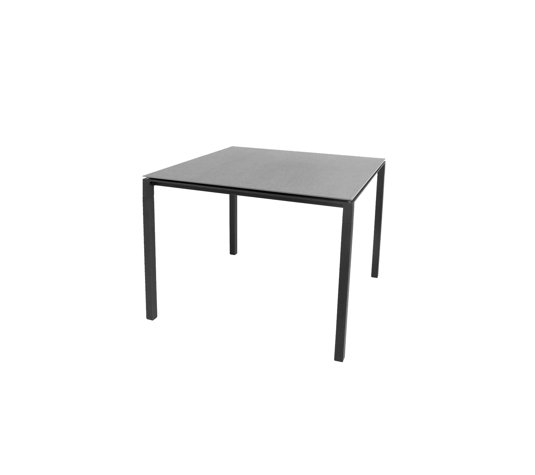 100x100 cm Pure White Modern Dining Table - Perfect for Small Spaces, Kitchen, and Apartment Dining Areas