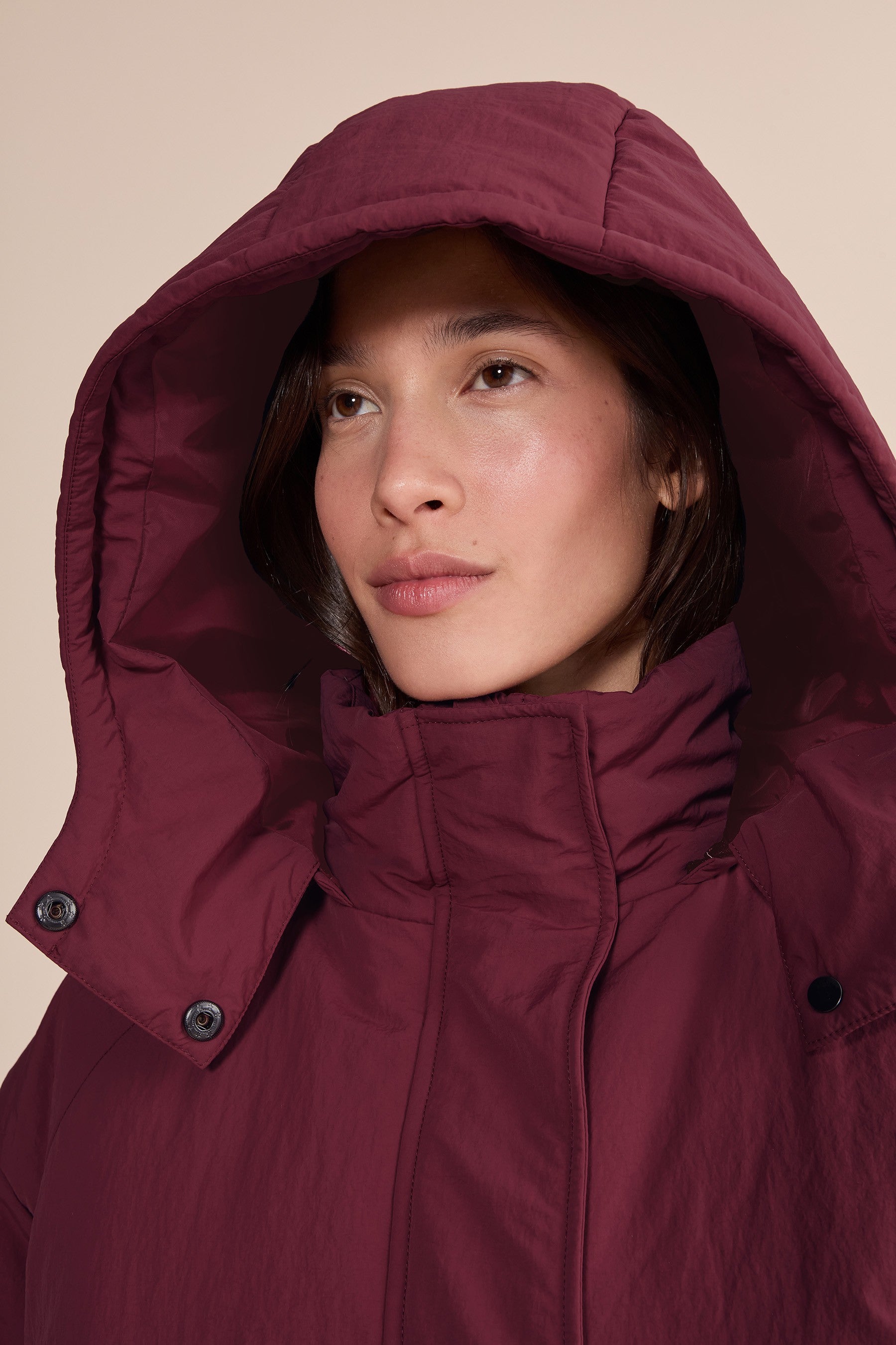 Fluffy Nylon Core Jacket - Lightweight Warm Winter Coat for Women & Men - Perfect for Outdoor Activities, Hiking, and Cold Weather Fashion