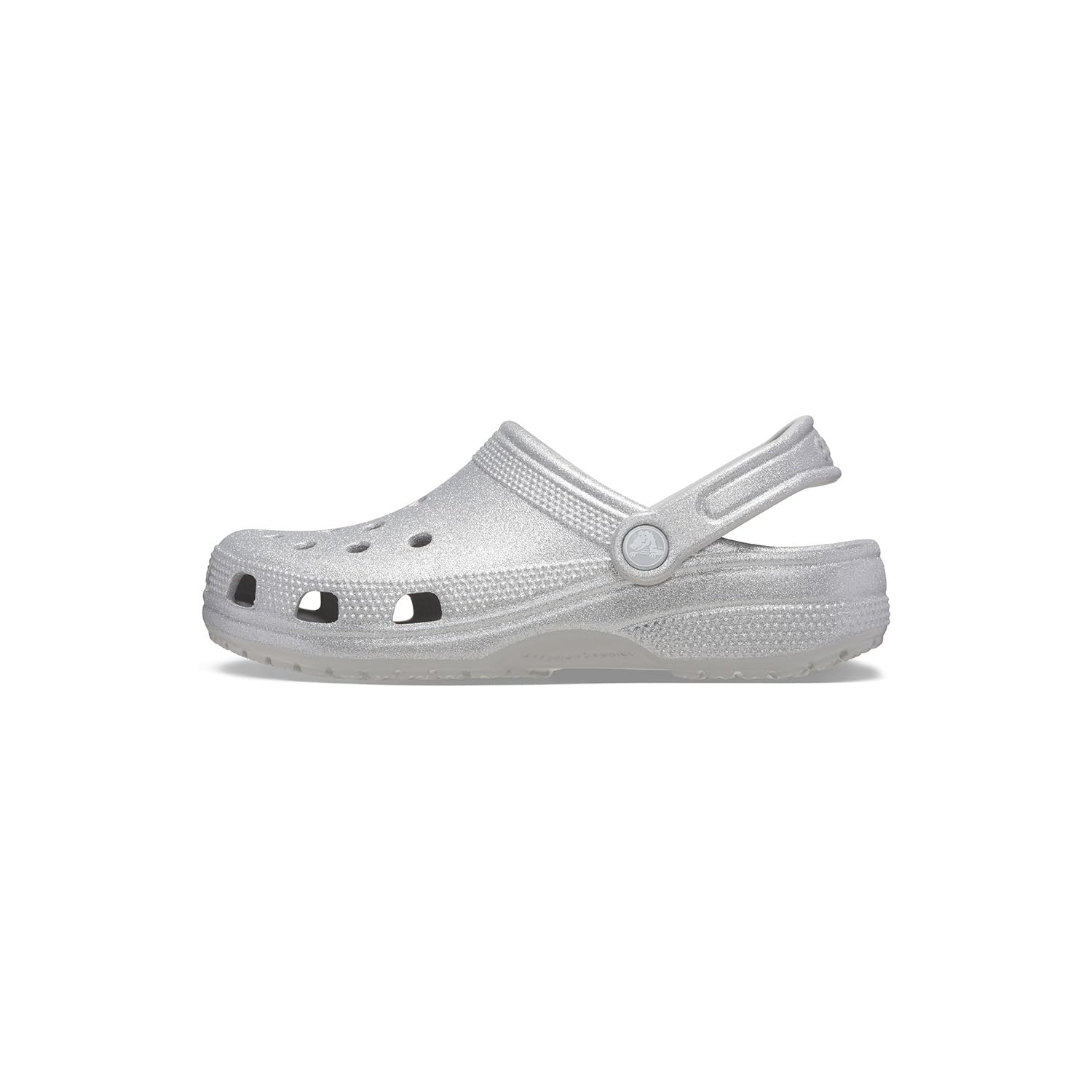 Crocs Unisex Adult Classic Glitter Clogs | Comfortable Slip-On Shoes for Men & Women | Perfect for Casual Wear, Beach, Pool & Indoor Use