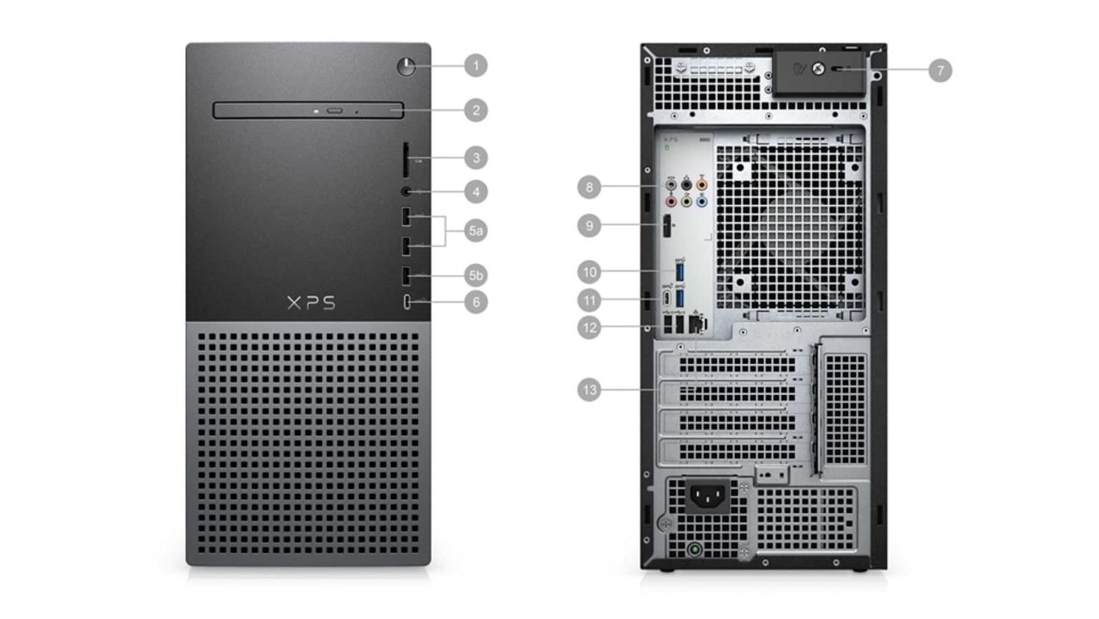 Dell XPS 8950 Gaming Desktop Computer (2022) | Intel Core i7-12700 Processor 4.9GHz | 64GB RAM | 2TB SSD + 1TB HDD | NVIDIA GeForce RTX 3060 Ti 8GB GDDR6 | Windows 11 Home | Silver (Renewed) - Perfect for Gaming, Video Editing & Graphic Design