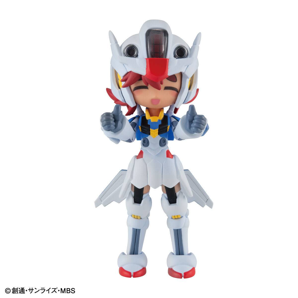 Bandai Shokugan Charamobi Mechagurumi Gundam The Witch From Mercury Suletta Mercury Action Figure - Collectible Anime Model Kit for Display & Gundam Fans