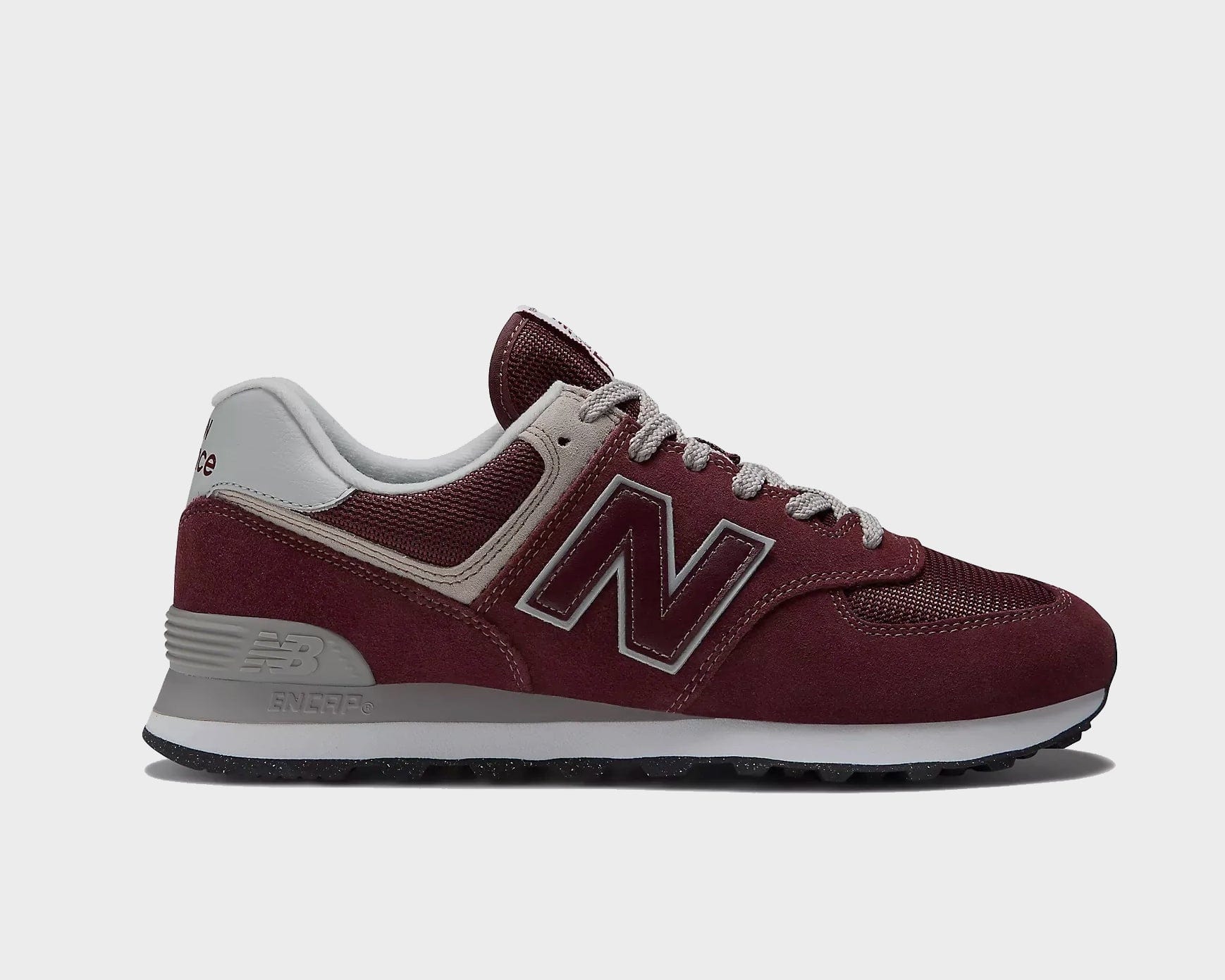 Burgundy/White