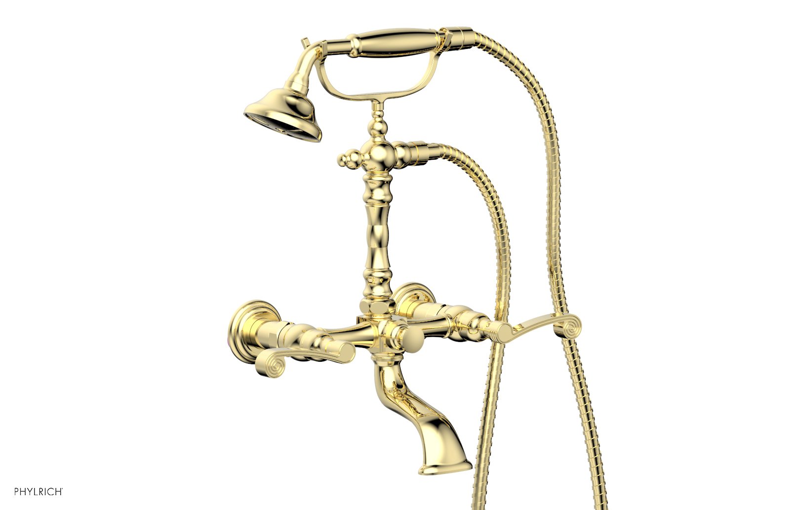 3RING Exposed Tub & Hand Shower Combo K2393-02 - Chrome Finish Bathroom Faucet for Bathtub and Shower, Perfect for Modern Home Renovation and Spa-Like Experience