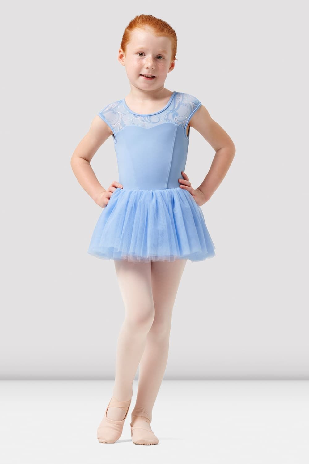 Girls Mirella Paisley Print Cap Sleeve Tutu Dress - Perfect for Birthday Parties, Photo Shoots & Special Occasions