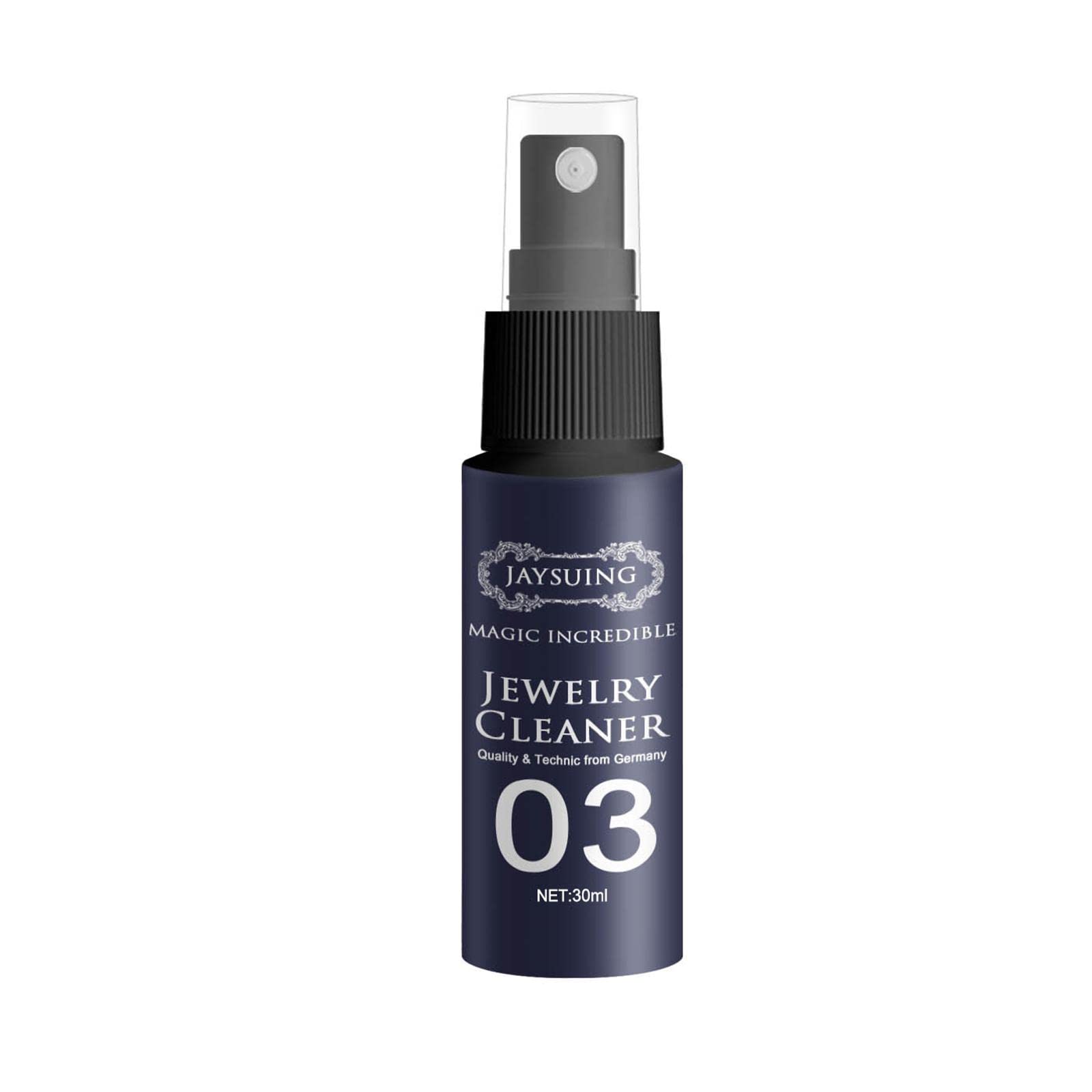 Natural Jewelry Cleaner Spray - Instant Shine Concentrate for Diamonds, Gold & Silver | Gentle Cleaning Solution to Restore Sparkle | Perfect for Rings, Necklaces & Watches