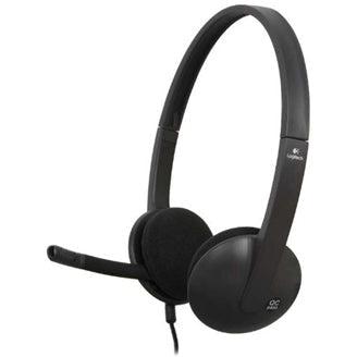 Logitech H340 USB Over-Ear Headset with Noise-Canceling Mic - Comfortable Computer Headphones for Office, Gaming & Online Meetings
