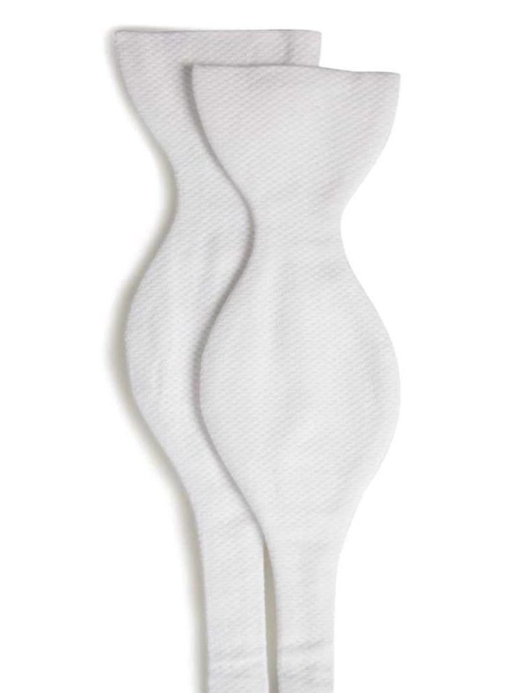LA Smith Self-Tie White Marcella Bow Tie - Adjustable One Size for Men - Perfect for Weddings, Prom & Formal Events