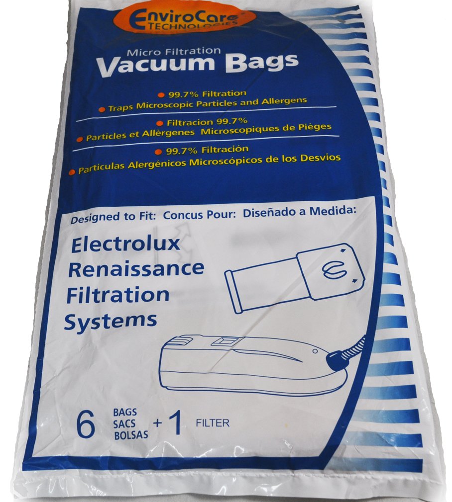 EnviroCare Electrolux Renaissance Vacuum Cleaner Bags - Genuine Replacement Dust Bags for Electrolux Vacuums | Perfect for Home Cleaning, Pet Hair Removal & Allergy Relief