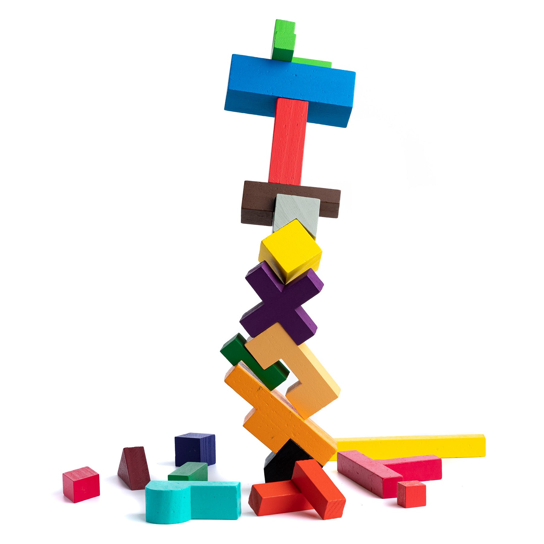 Continuum Games Build Up - Fun Tactical Block Stacking Game for Kids & Adults - Perfect for Family Game Nights & Party Entertainment