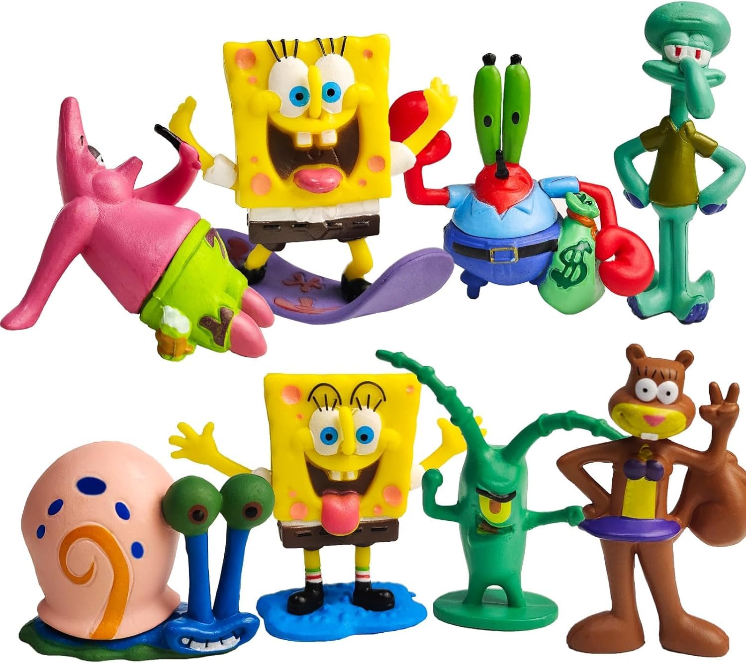 8-Piece Cartoon Mini Doll Set - Collectible Toy Decor for Kids, Boys & Girls | Perfect Birthday Gift for Playtime & Room Decor