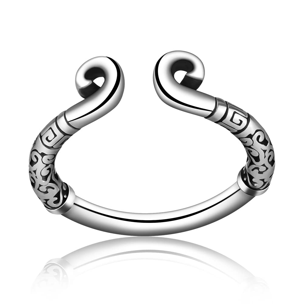 Premium Stainless Steel Penis Ring for Men - Enhances Pleasure, Delays Ejaculation & Increases Stimulation - Glans Ring for Intense Orgasms - 0.86 Inch Chastity Bondage Sex Toy - Perfect for Couples Play & Solo Stimulation