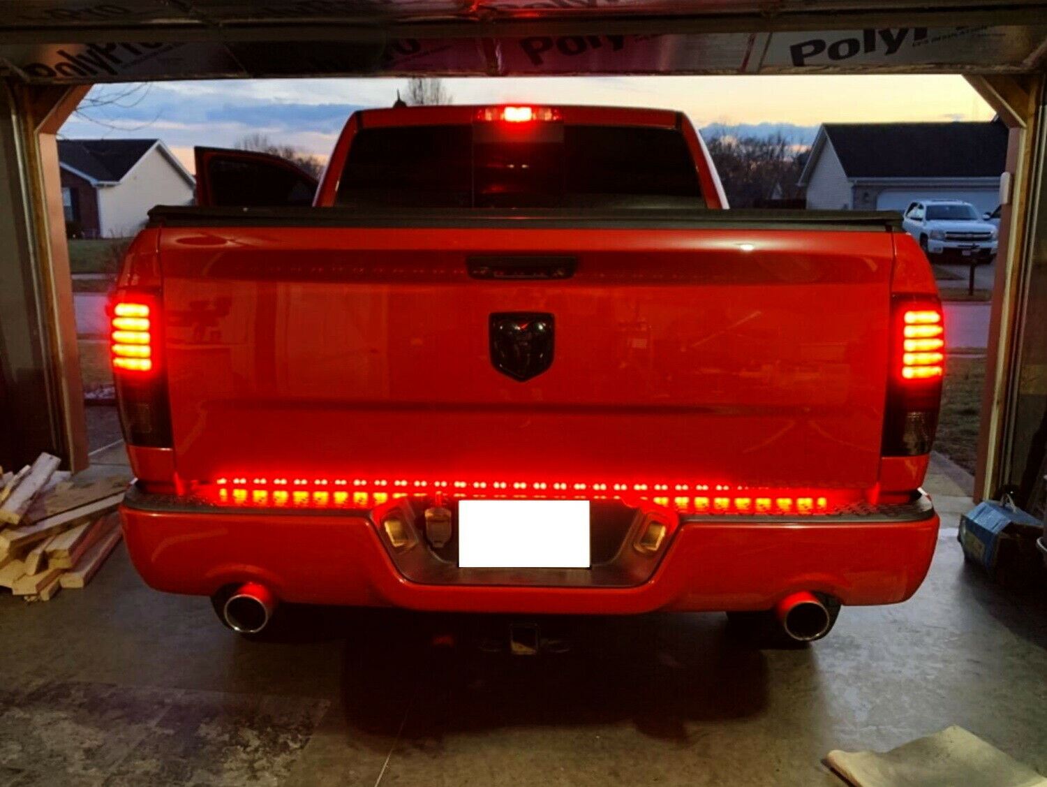 4 Way Flat Y Splitter Dual Plug Adapter for LED Tailgate Light Bar & Trailer Wiring - Heavy Duty 12V Connector for Truck, RV, Boat & Off-Road Vehicles
