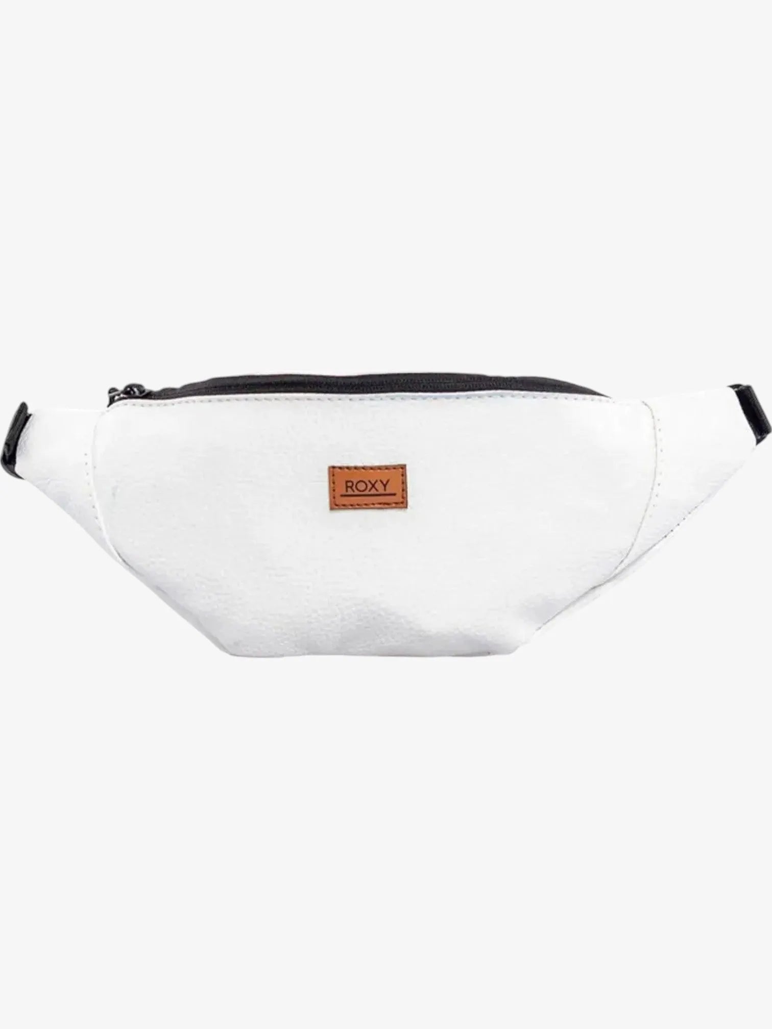 ROXY Above Waist Fanny Pack - White Crossbody Bag for Women, Men | Water-Resistant Belt Bag for Running, Hiking, Travel & Everyday Use