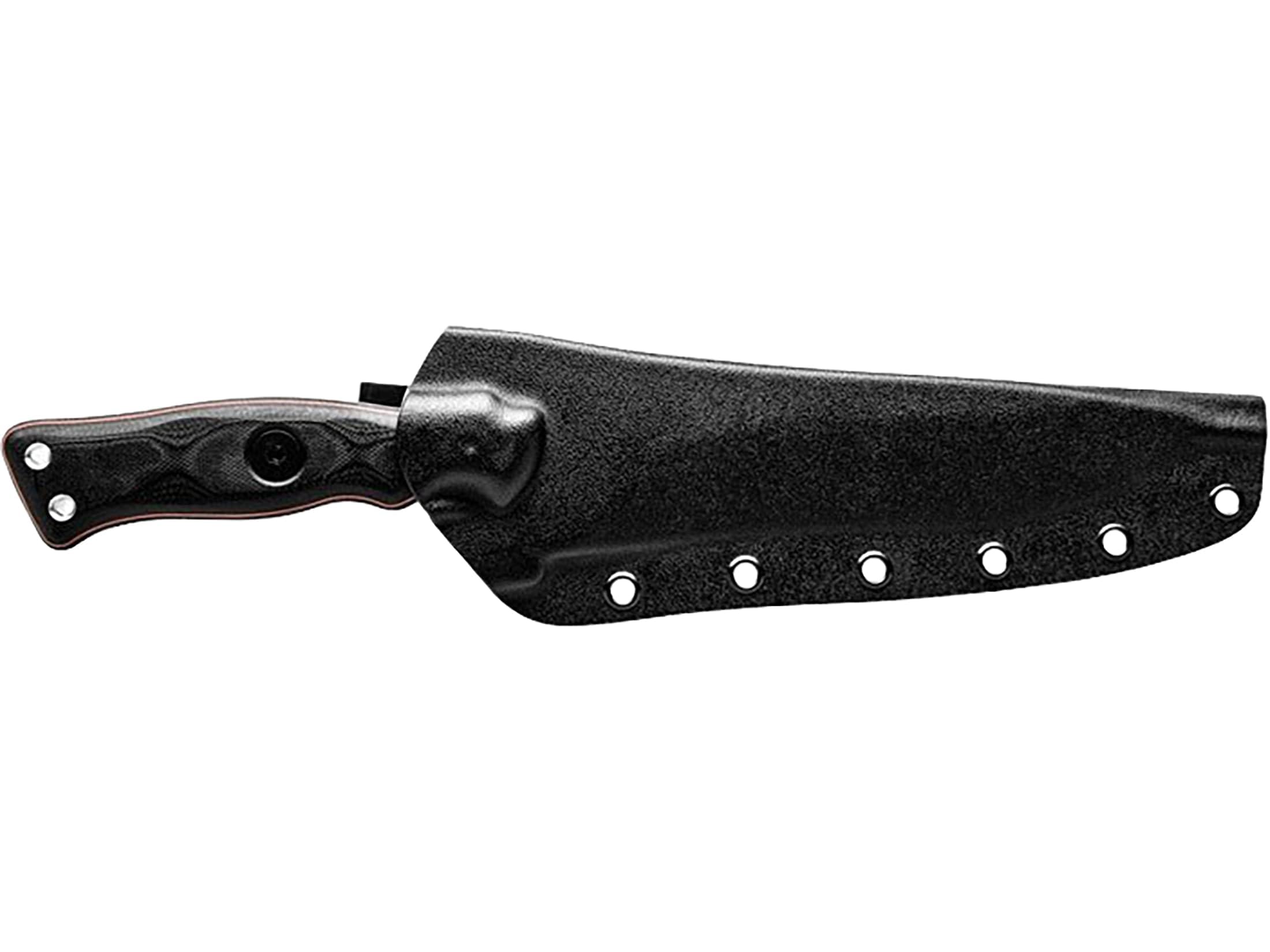 Tops OP7-02 Operator 7 Blackout Edition Tactical Knife - High Carbon Steel Blade, Ergonomic Grip for Outdoor Survival, Hunting & Camping Use