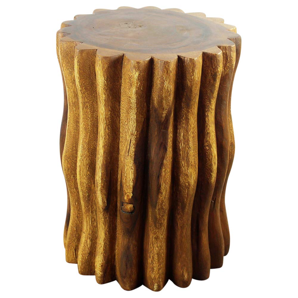 Haussmann® Wood Stump End Table - Natural Mangrove Root Side Table 15