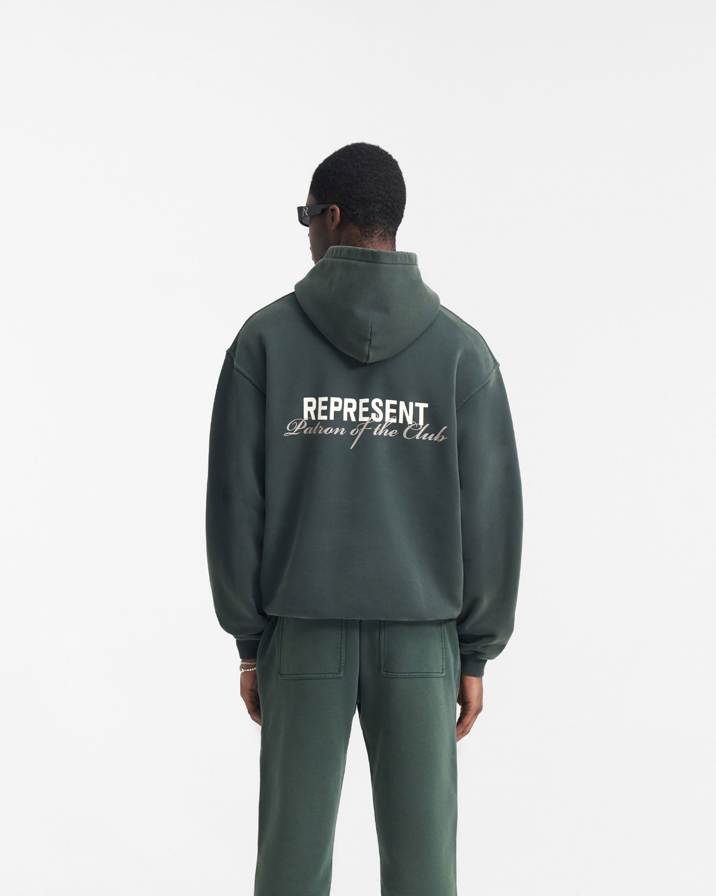 Patron Of The Club Hoodie - Premium Forest Green Pullover for Men & Women | Cozy Streetwear for Casual Outings & Gym Sessions