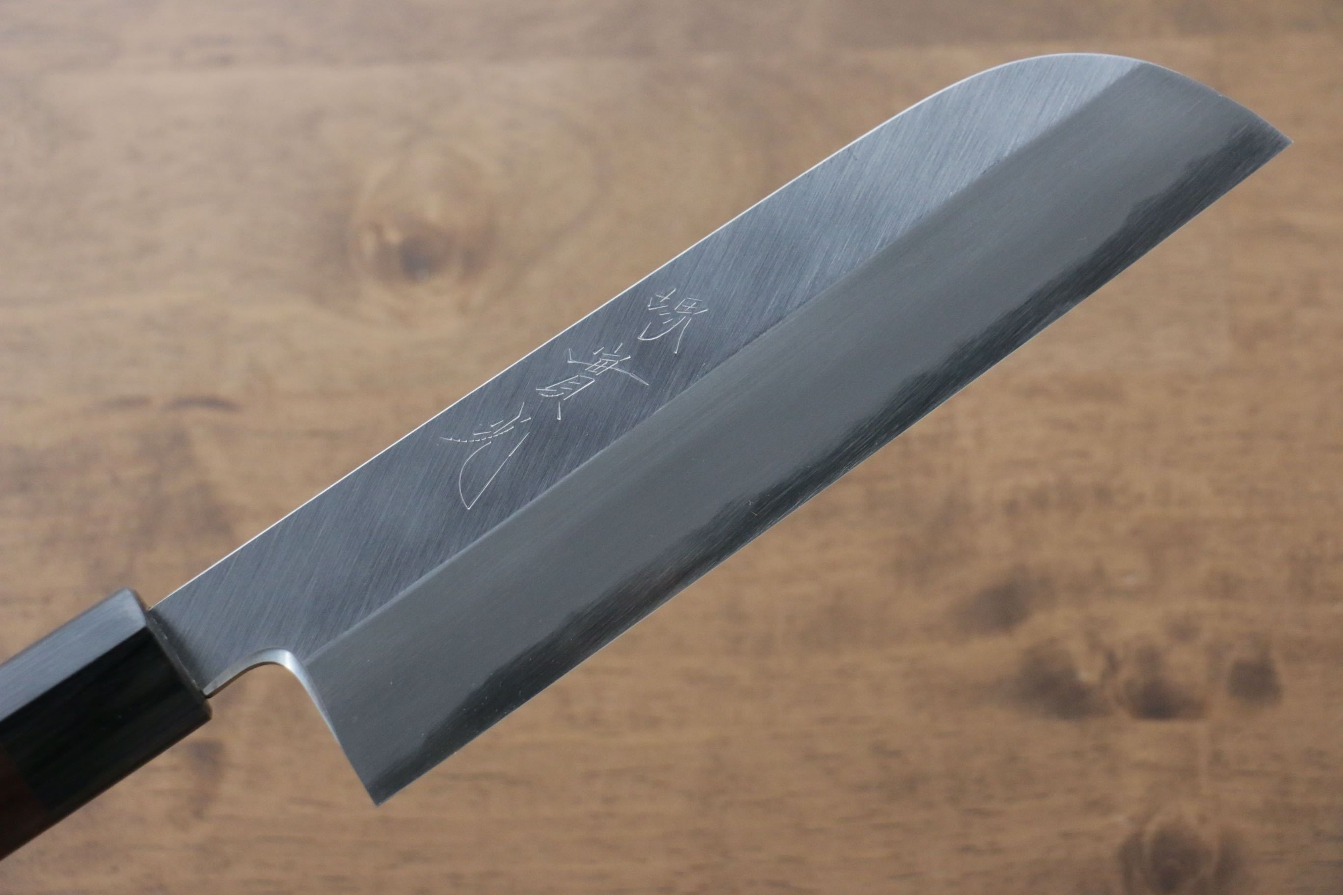 Premium Jikko White Steel No.2 Kamagata Usuba 180mm Japanese Chef Knife with Shitan Handle - Professional Sushi & Vegetable Cutting Tool for Home Cooks & Chefs