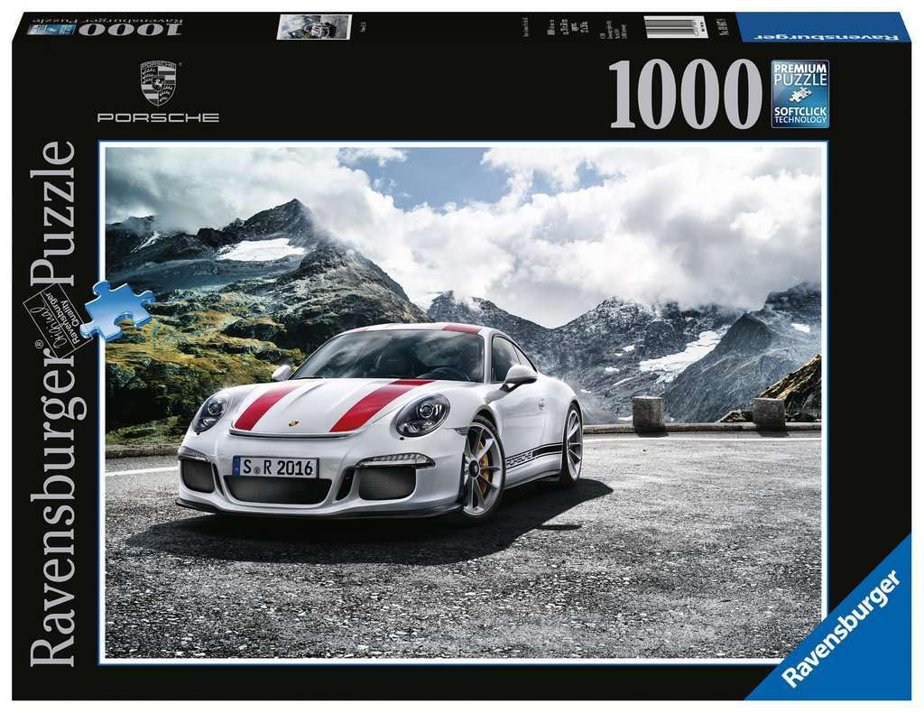 Ravensburger 1000 Piece Puzzle - Porsche 911 R for Adults | Premium Black Jigsaw Puzzle | Perfect for Relaxation, Home Decor & Gift Giving