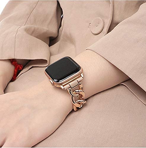Kolgios 38mm 40mm 41mm 42mm 44mm 45mm 46mm Women's Fashion Smartwatch Bands Compatible with Apple Watch Series 10 9 8 7 6 SE 5 4 - Stylish Replacement Bracelet Strap for iWatch - Perfect Gift for Her - Ideal for Workouts, Office & Casual Wear