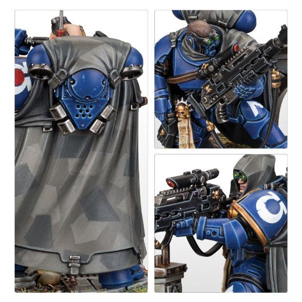 Warhammer 40K Primaris Eliminators Space Marines Miniatures - Tactical Wargaming & Tabletop Battle Scenes
