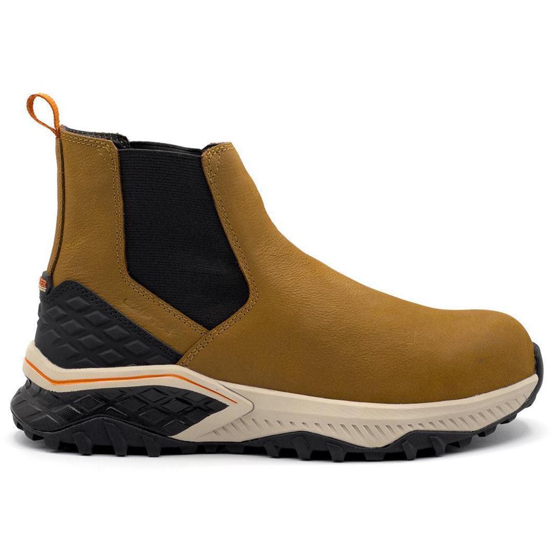 Summit Trail Women’s Composite Toe Chelsea Work Boot – Light Brown