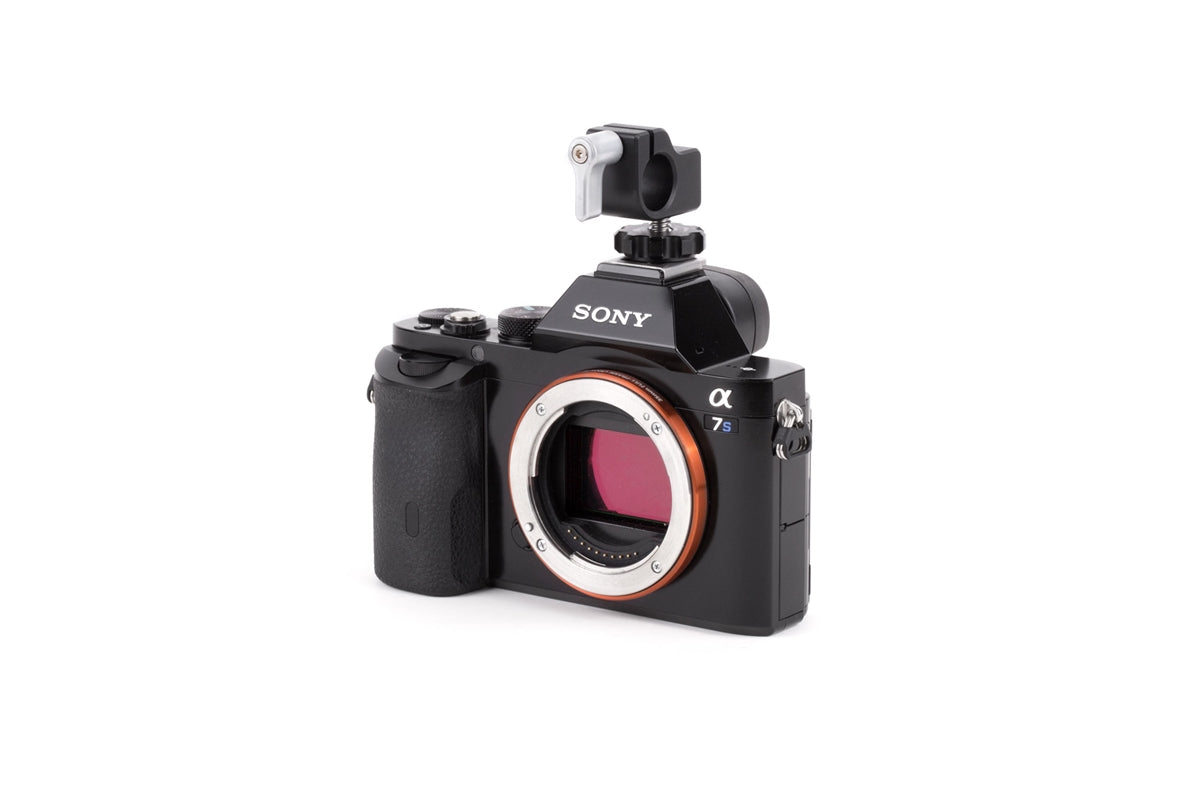 15mm Hot Shoe Clamp for DSLR Cameras - Secure Mounting for Flash, Microphones & Accessories - Perfect for Photography, Videography & Studio Setups