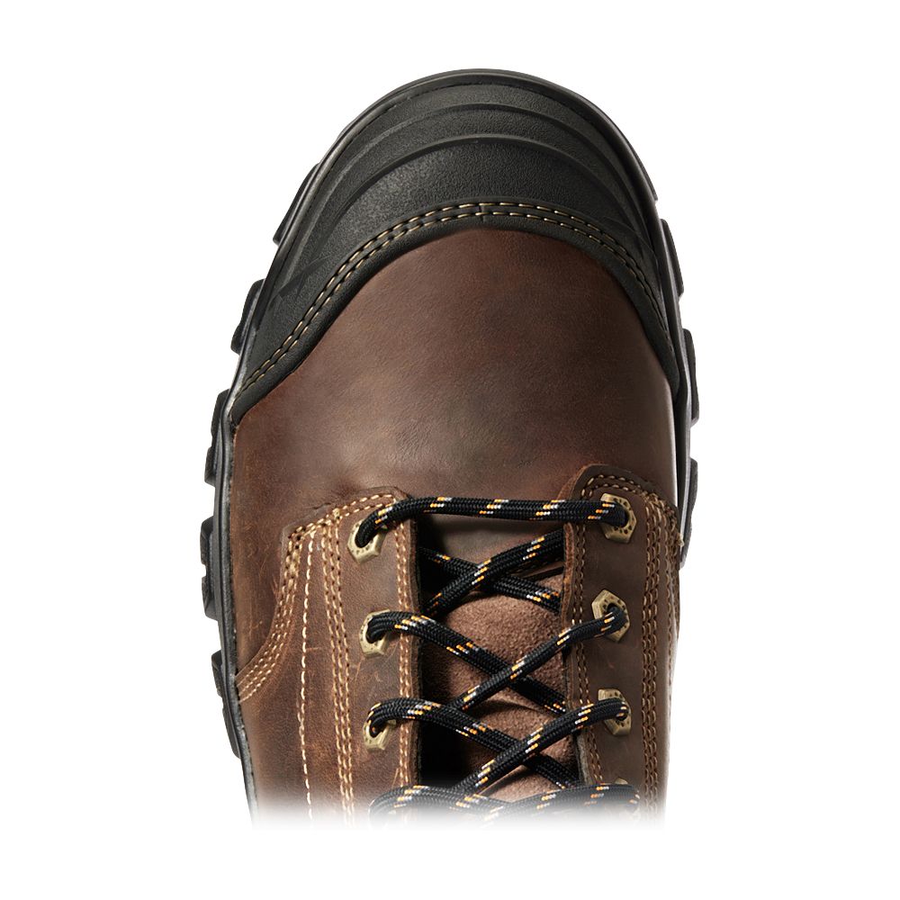 Ariat Men's Treadfast Lace-Up Work Boots - Brown, Size 9M | Durable Safety Boots for Construction & Outdoor Work | Academy Sports