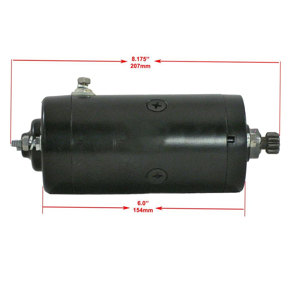 RAREELECTRICAL New Starter Motor & Solenoid Compatible with Harley Davidson Electra Glide Anniversary FLH 1978 - OEM 71469-65 & 7146965 Replacement - Perfect for Motorcycle Repair & Restoration Projects