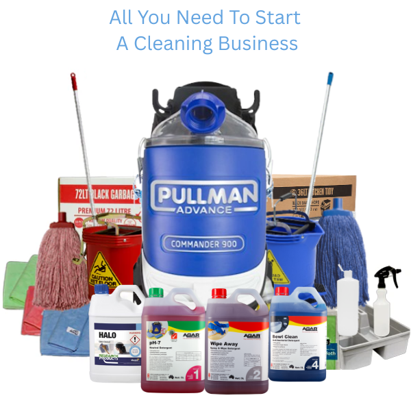 Pullman Commander PV900 Commercial Cleaning Startup Kit – Essential Supplies for Office, Restaurant & Industrial Cleaning