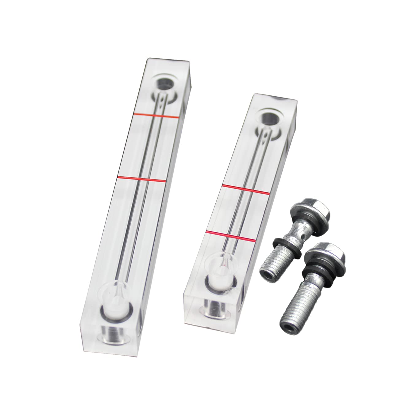 200mm Oil Liquid Level Gauge Vernier for Screw Air Compressor - Accurate Fluid Measurement Tool for Industrial Machinery Maintenance