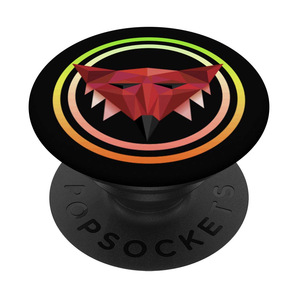Foxen Logo PopSocket - Expandable Phone Grip Stand for iPhone & Android - Red - Perfect for Selfies, Gaming, and Secure Phone Handling
