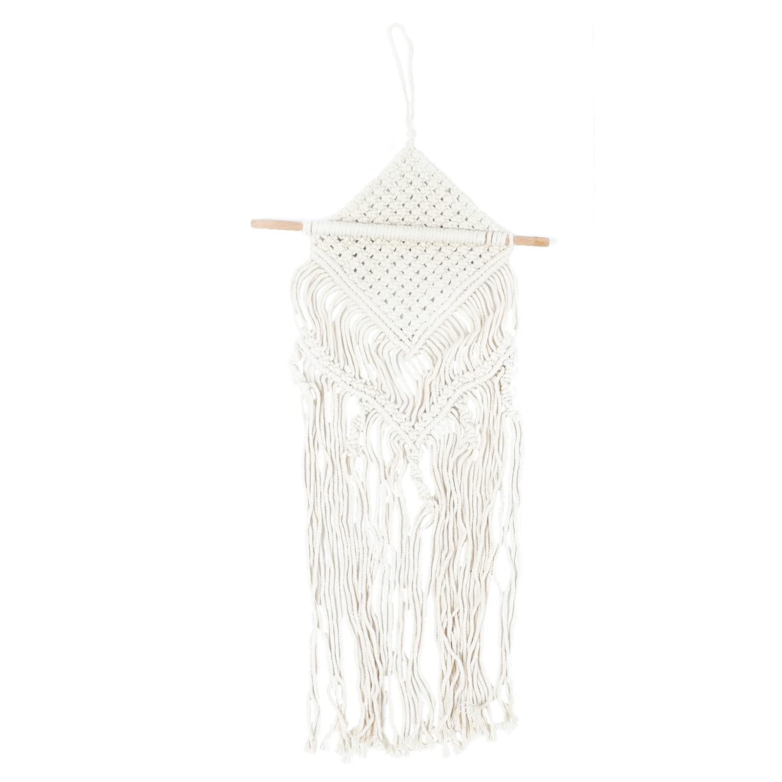VOSAREA Bohemian Macrame Wall Hanging - Handwoven Cotton Tapestry with Tassels, Chic Home Decor for Nursery, Living Room, Dorm & Bedroom | Perfect for Boho Style Interior Design and Cozy Spaces