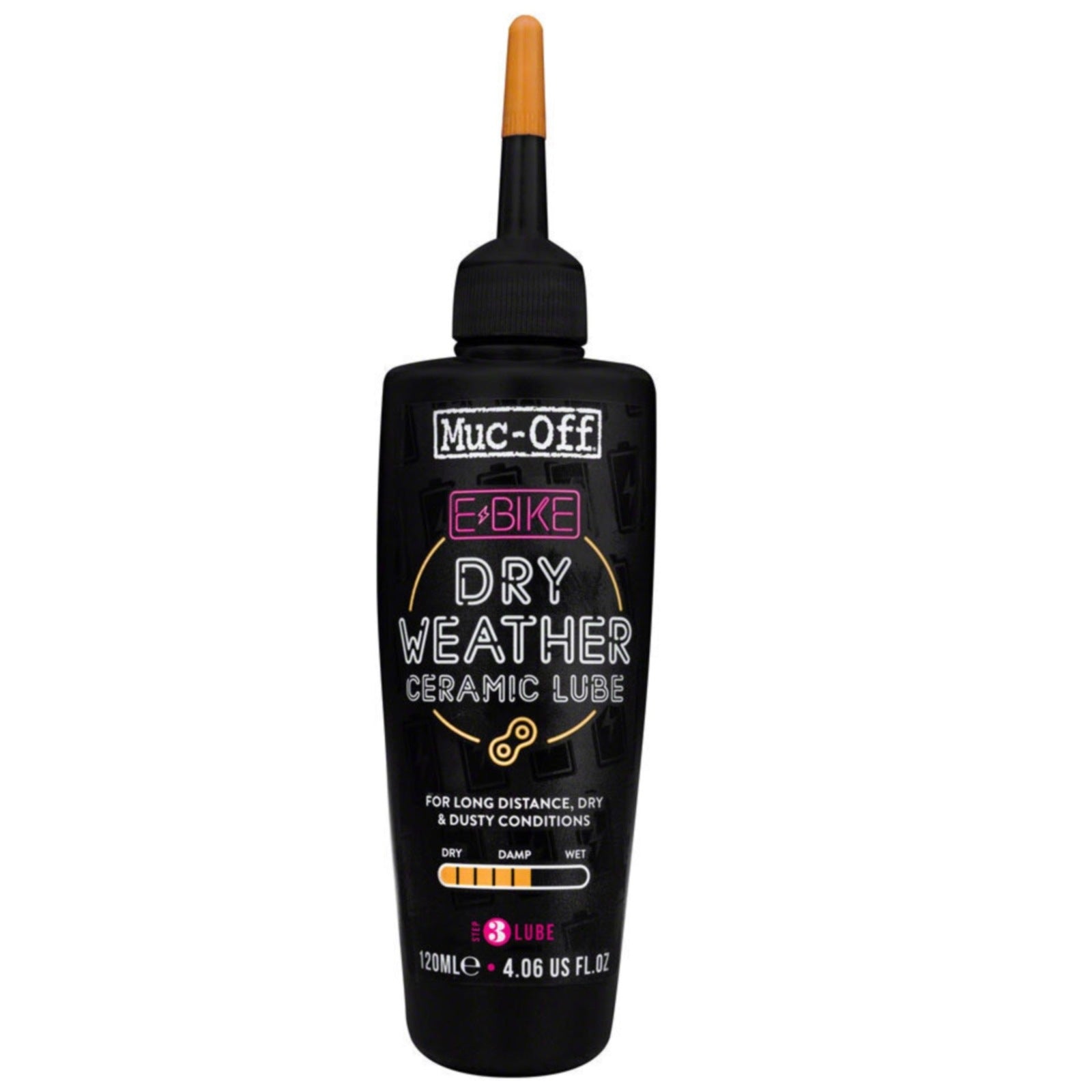 Muc Off eBike Dry Lube 50ml - High Performance Bicycle Chain Lubricant for Electric Bikes - Reduce Friction & Extend Chain Life - Ideal for Dry & Dusty Conditions, Commuting & Off-Road Cycling