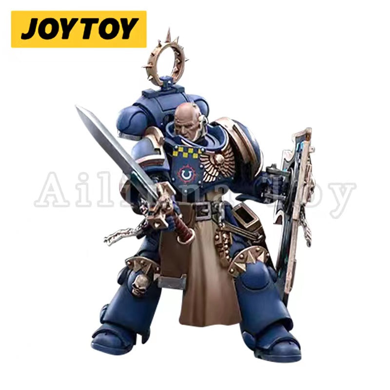 JOYTOY 1/18 Scale Warhammer 40K Space Marines Ultramarines Bladeguard Veterans Action Figure Set (3PCS) - Perfect for Collectors, Tabletop Gaming & Warhammer 40K Displays