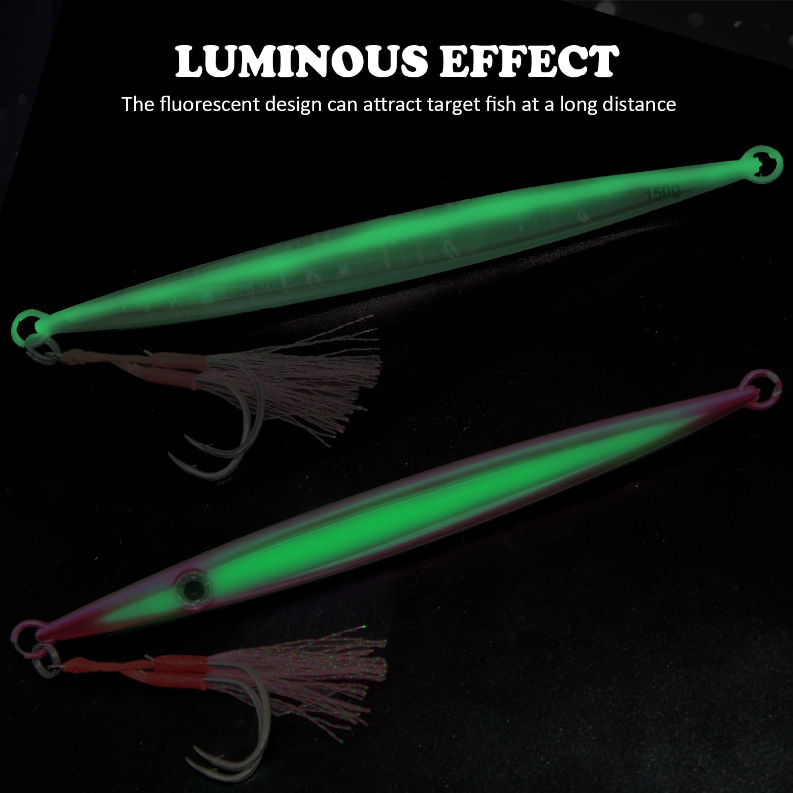Saltwater Vertical Jigging Spoons – Premium Fishing Lures for Tuna, Grouper, Snapper & More (60g, 80g, 120g) – Ideal for Deep Sea Boat Fishing & Offshore Angling